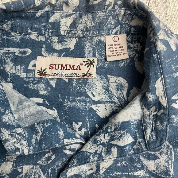 Summa Hawaiian Shirt Size Large - Picture 3 of 3